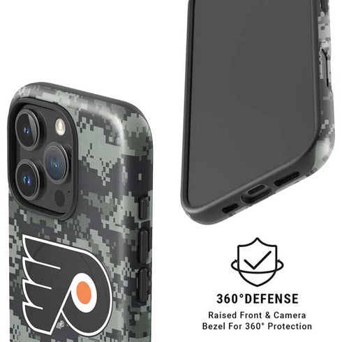 NHL Philadelphia Flyers Camo iPhone 16 Pro Magsafe Impact Case